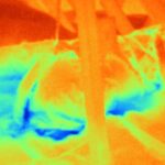 Heat Map indicating leaks in the insulation