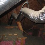 Attic insulation and air ductwork