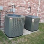 dual outdoor HVAC units