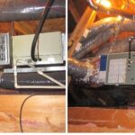 Before and after furnace and ductwork install