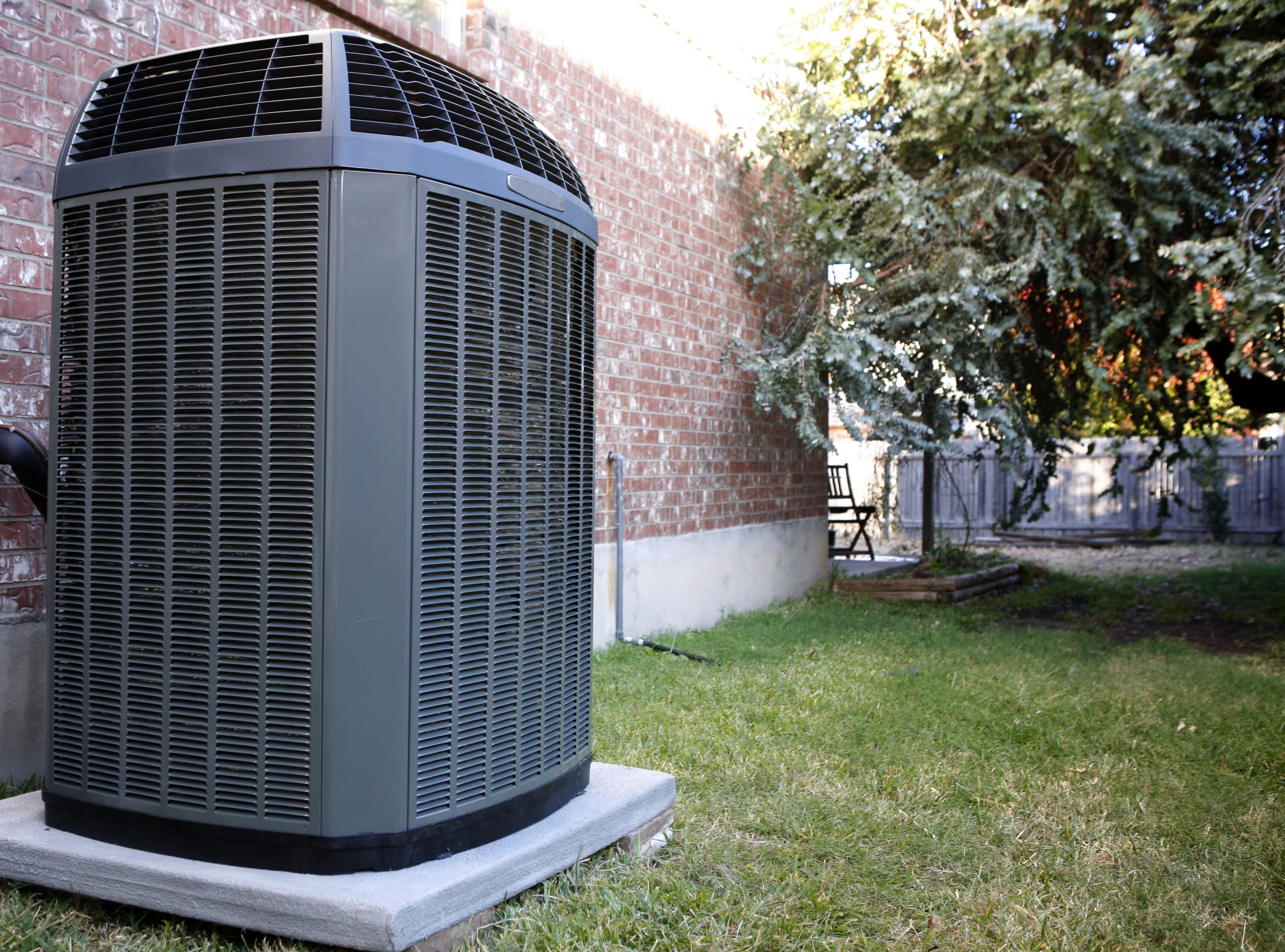 large AC unit residential